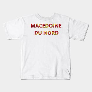 Drapeau Macédoine du Nord Kids T-Shirt